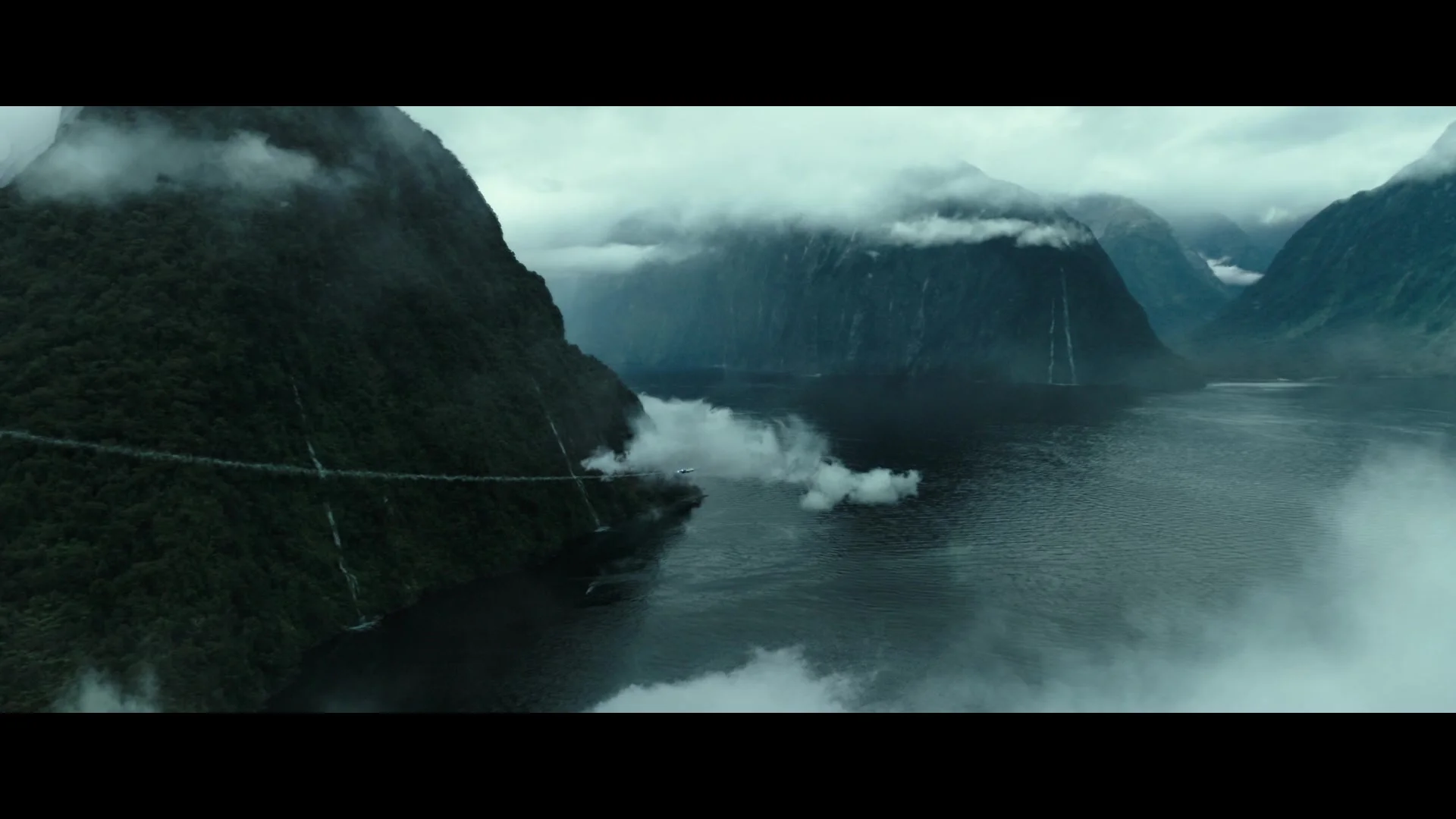 This particular shot was a compiled shot of 6 plates, we created a final stitched plate which we used as our base for enhancing the shot.