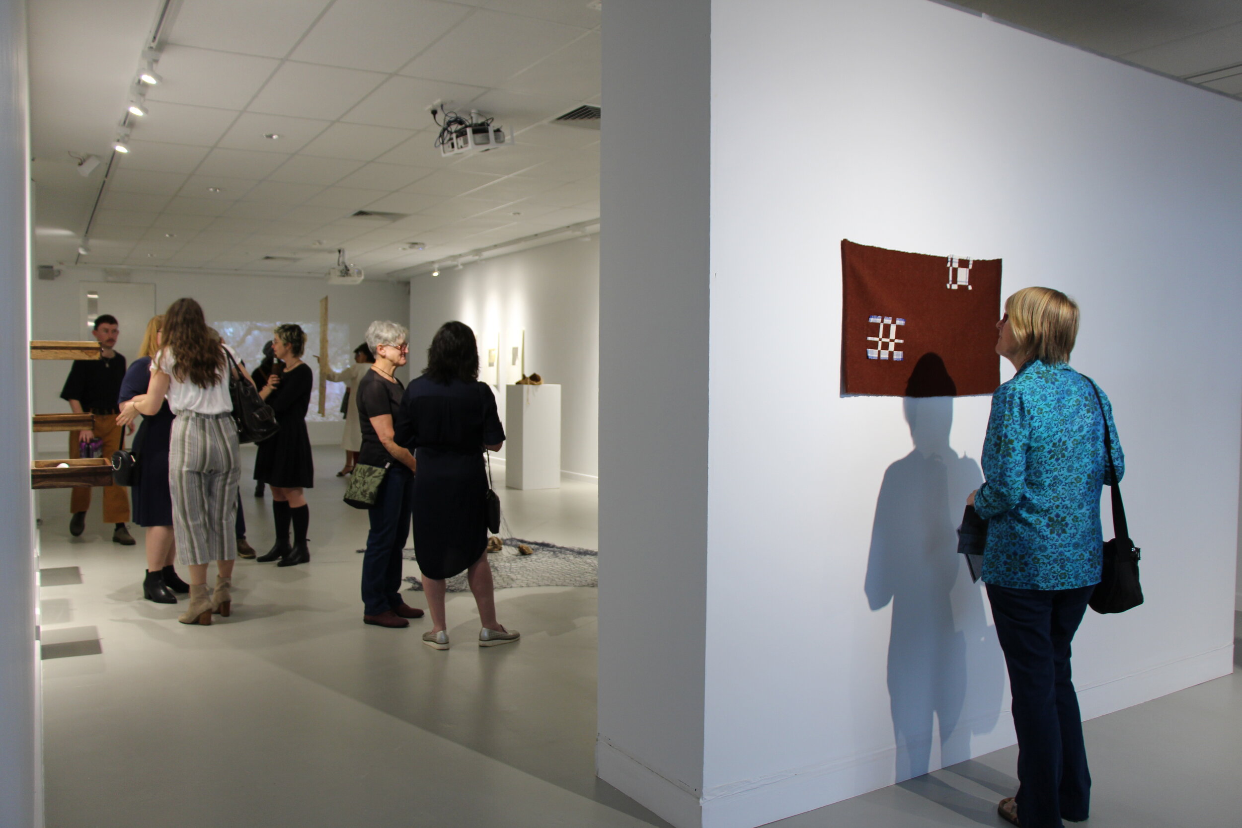 Fragmented Memories opening at Spectrum Project Space, ECU