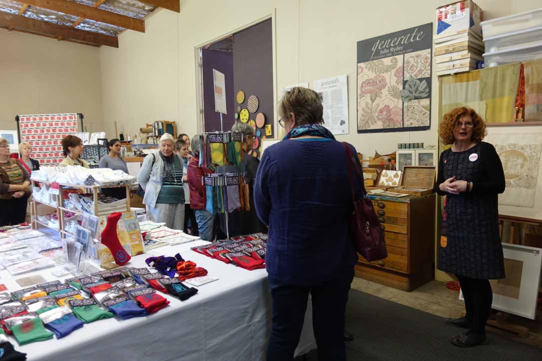 Julie Ryder's studio