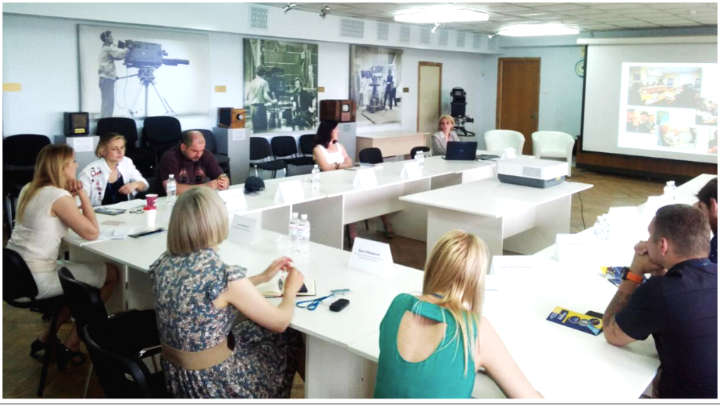 ADAMI IN UKRAINE The ADAMI Media Prize conducted an official visit to the capital of Ukraine in June 2018 to present ADAMI to the representatives of local media specialists.