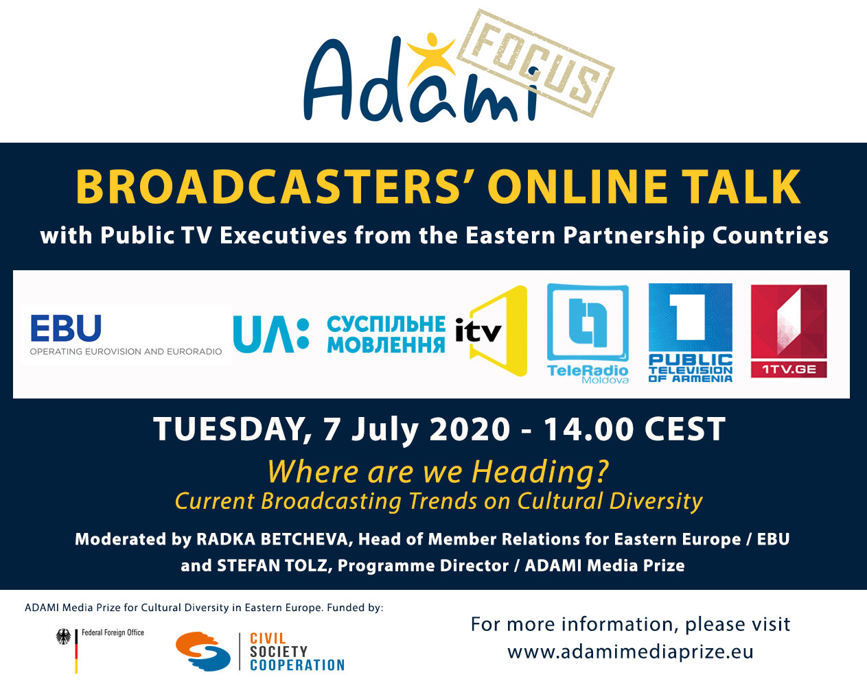 ADAMI FOCUS - Online Talk with Public Broadcasters