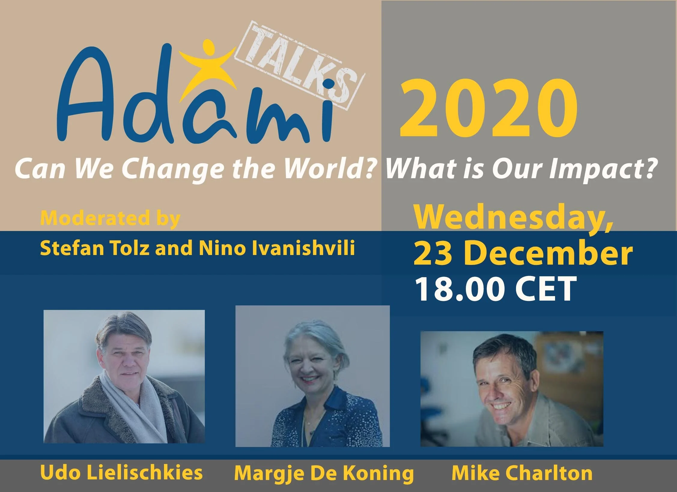 ADAMI TALKS 2020: CAN WE CHANGE THE WORLD?