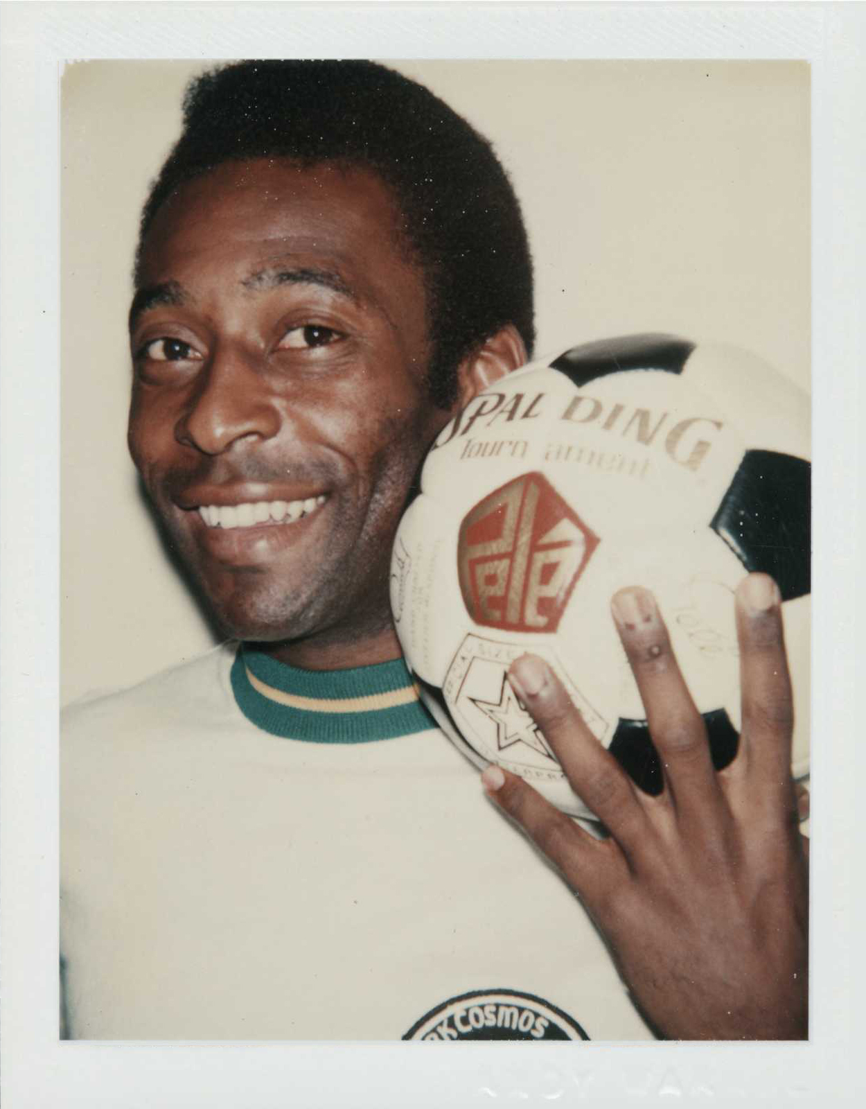 Pelé . Andy Warhol, circa 1977.