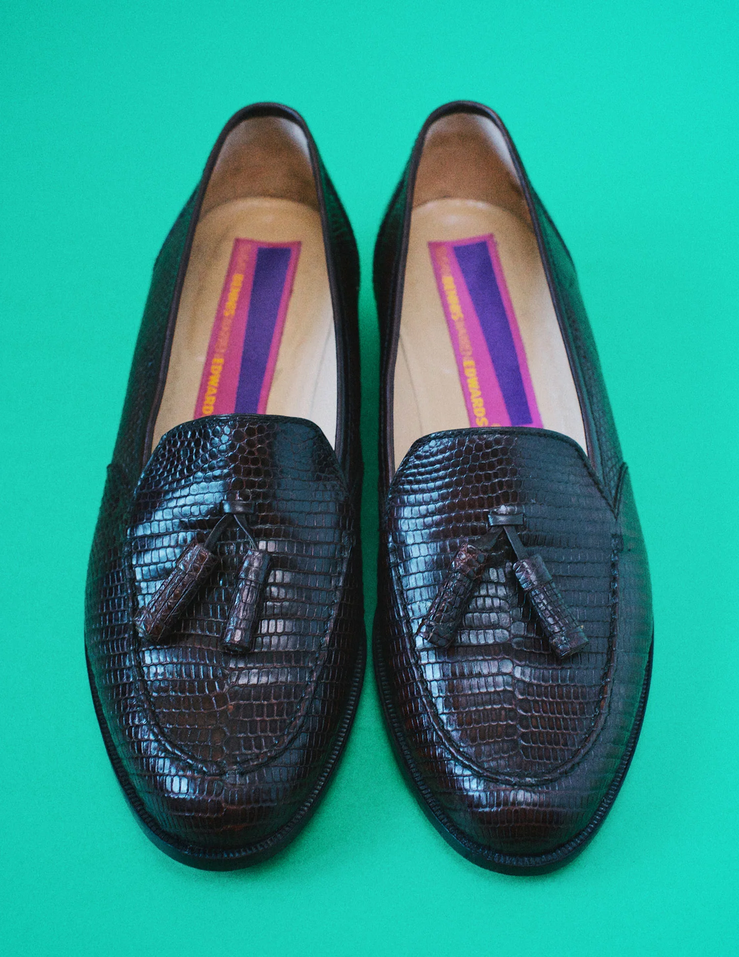 Susan Bennis Warren Edwards Tassel Loafers