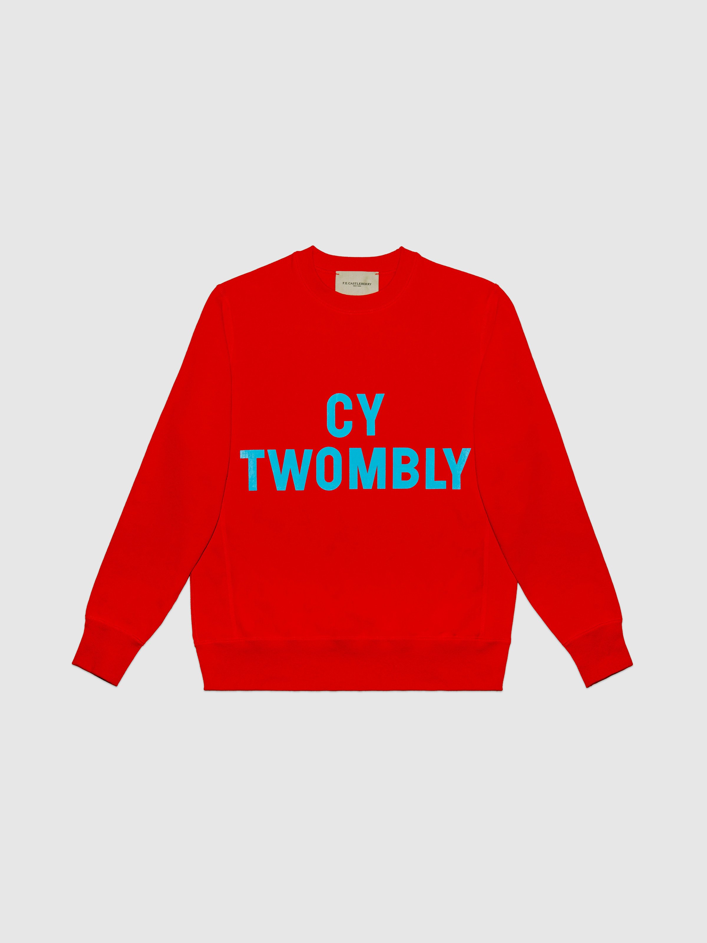 Cy Twombly Exhibition cotton jersey sweatshirt