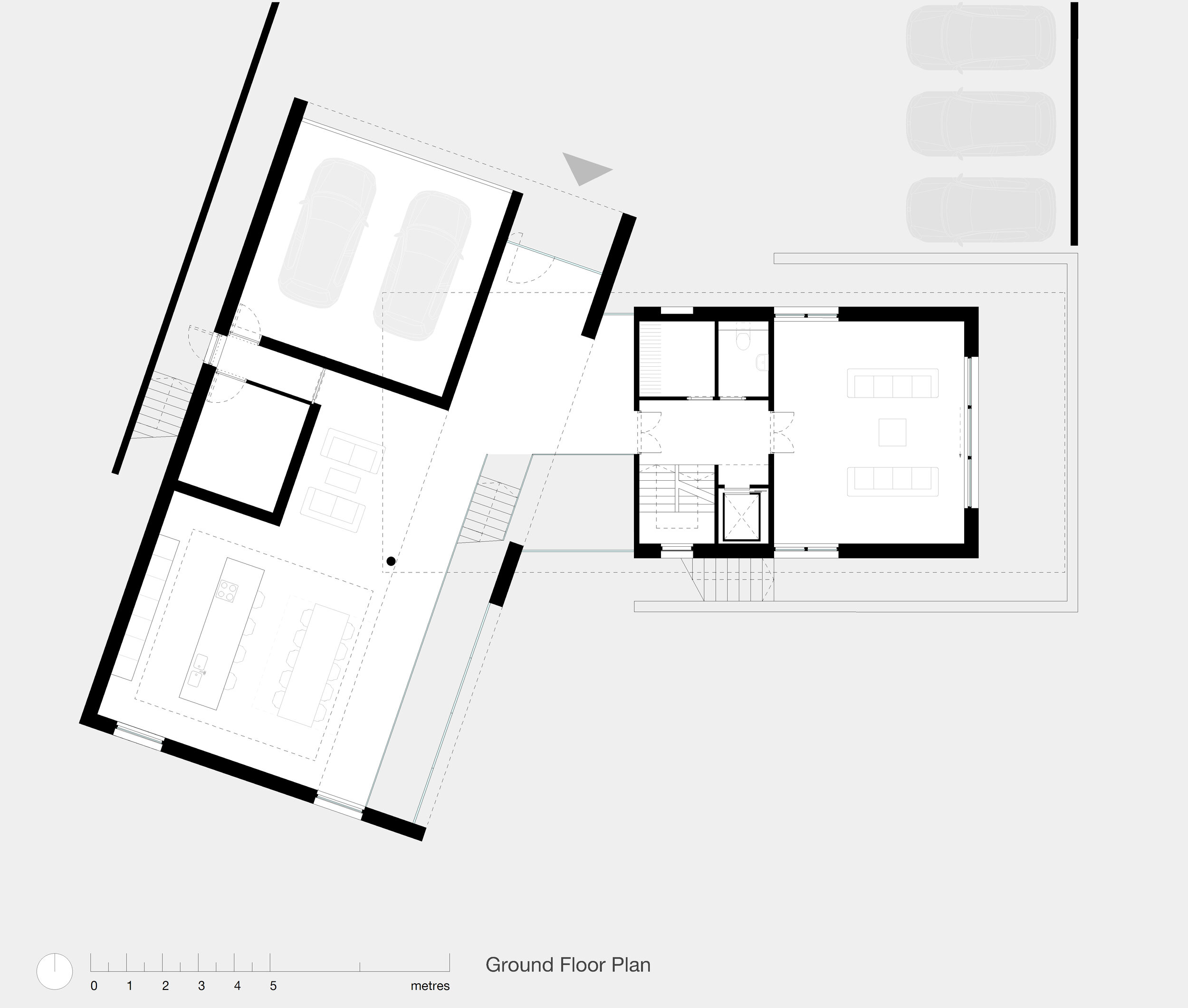 Ground floor plan. Piano nobile.