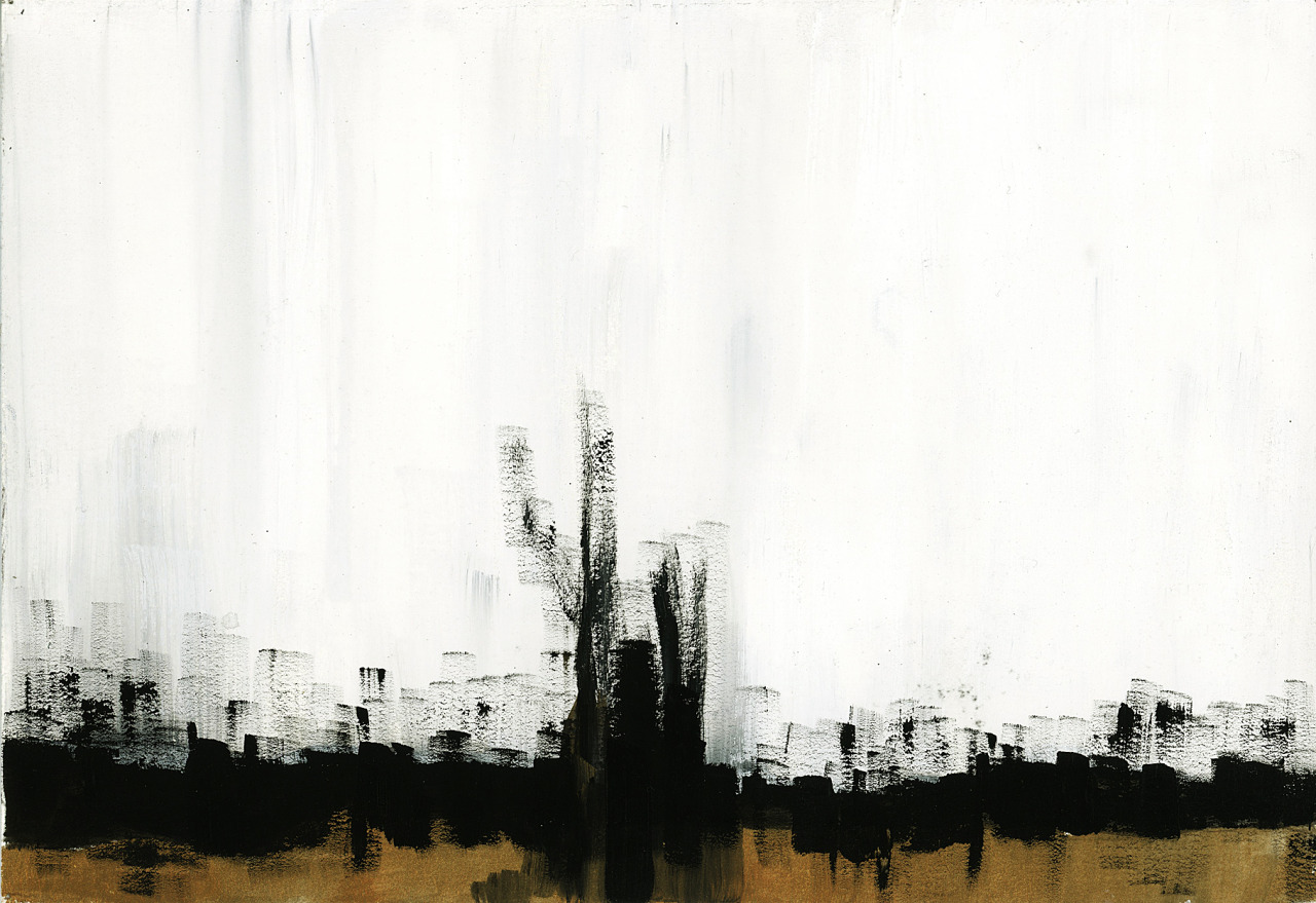PK Landscape #2 2014 gouache and watercolor on paper