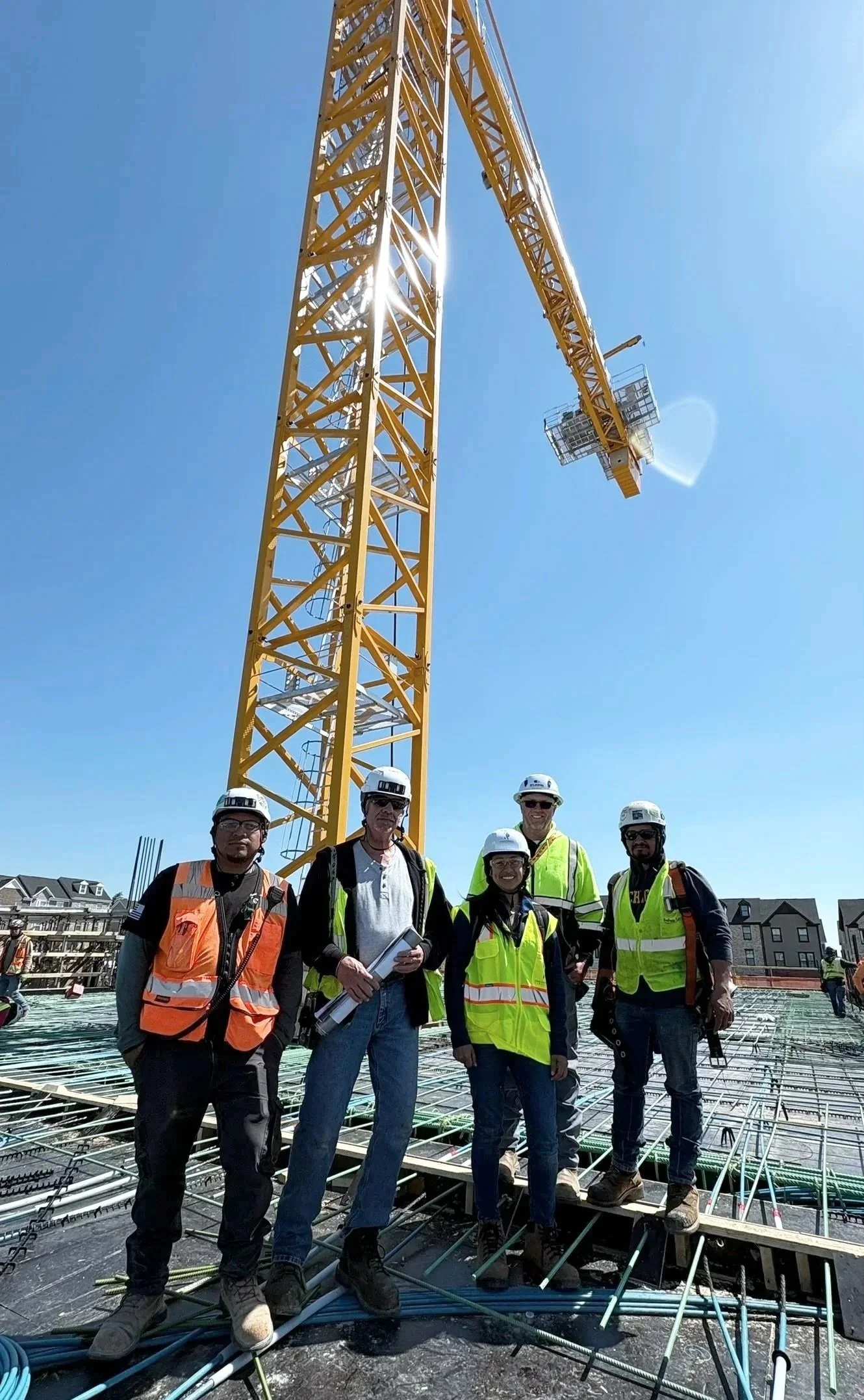 KLINE during a site visit at Aspen at GreenleigH