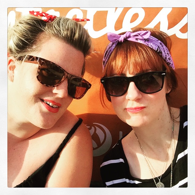 Just chilling out last summer in Hyde Park, London with my mates Toni + Tay Tay x