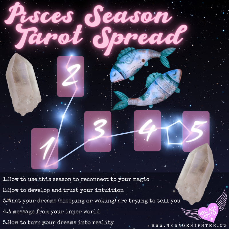 Pisces Season Tarot or Oracle Spread — New Age Hipster