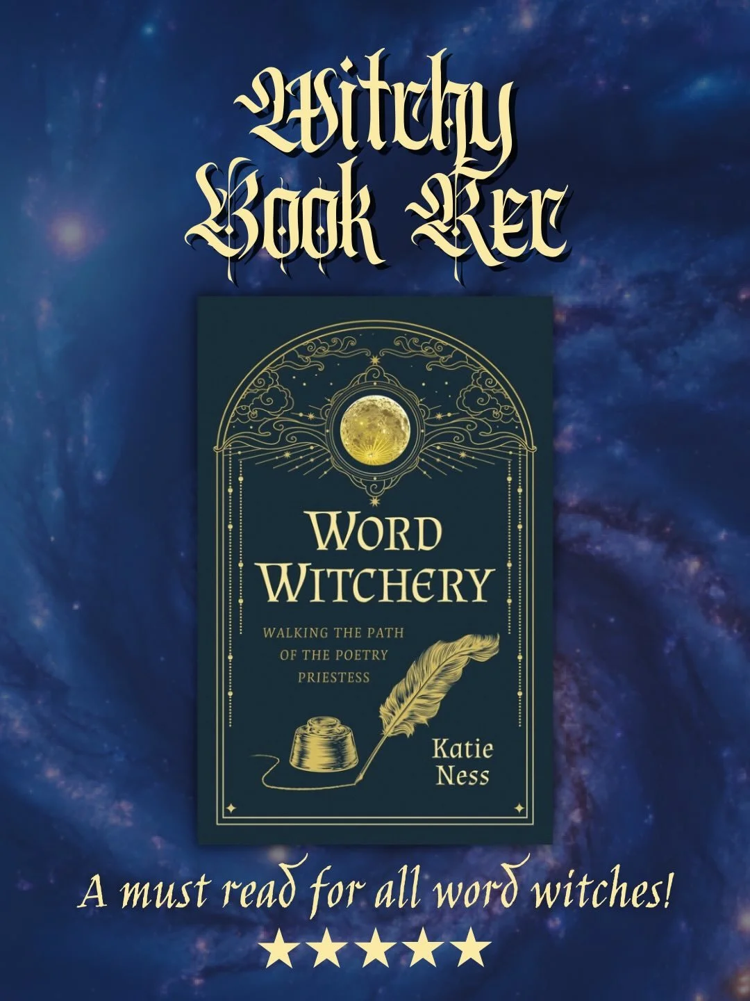 ✨WITCHY BOOK REC!✨

I have been absolutely devouring the new book WORD WITCHERY book by Katie Ness!  @katie_wild_witch

This is an absolute must read if you are someone who loves to work with the magick of words through writing of any kind. Whether y