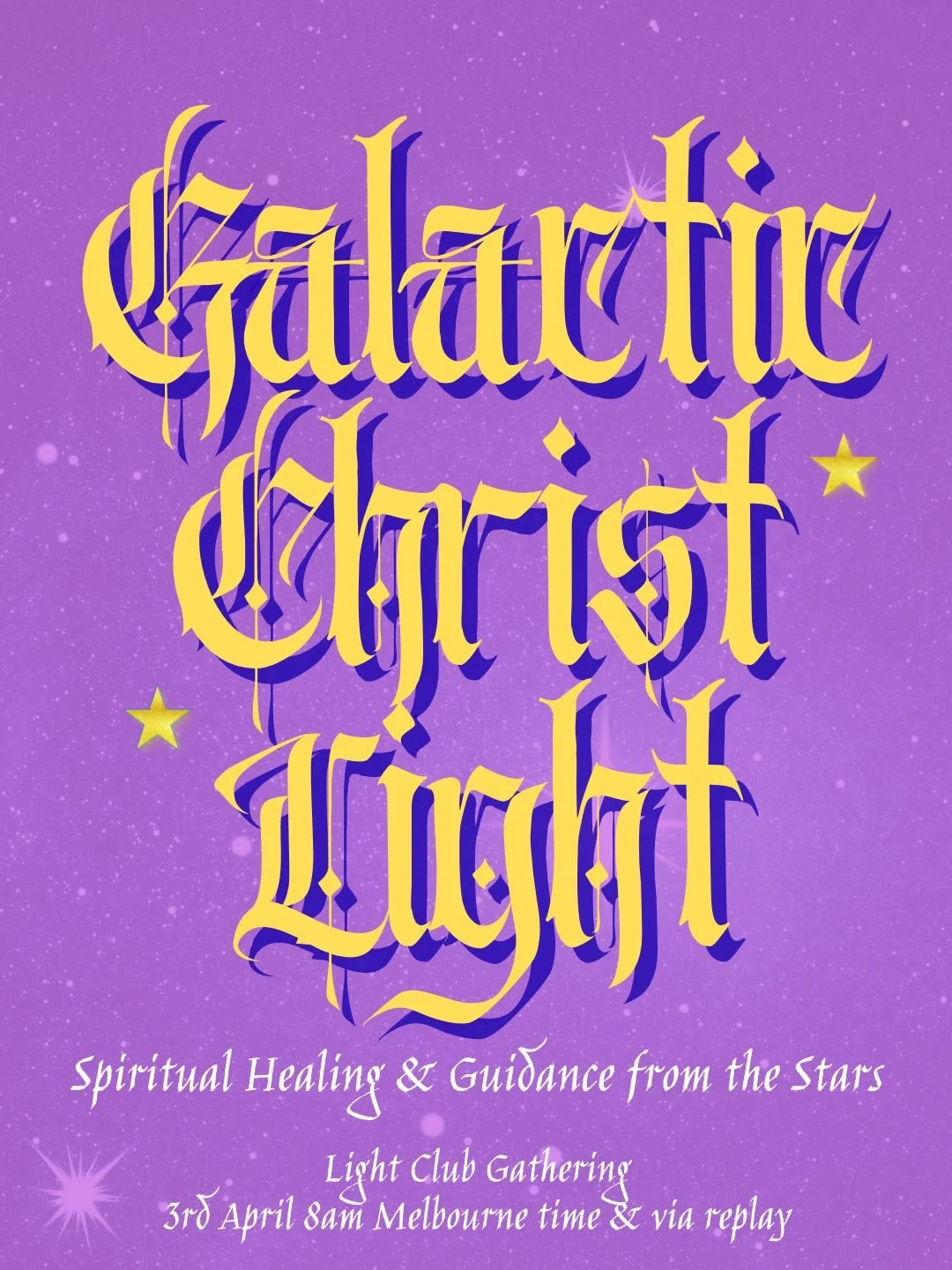 ✨GALACTIC CHRIST LIGHT✨

Was Jesus an alien? Was he a higher dimensional star being? 🤔

Join us in Light Club this week and connect with the energy of the Galactic Christ Light in our Full Moon Healing Circle!

These monthly circles are time for you