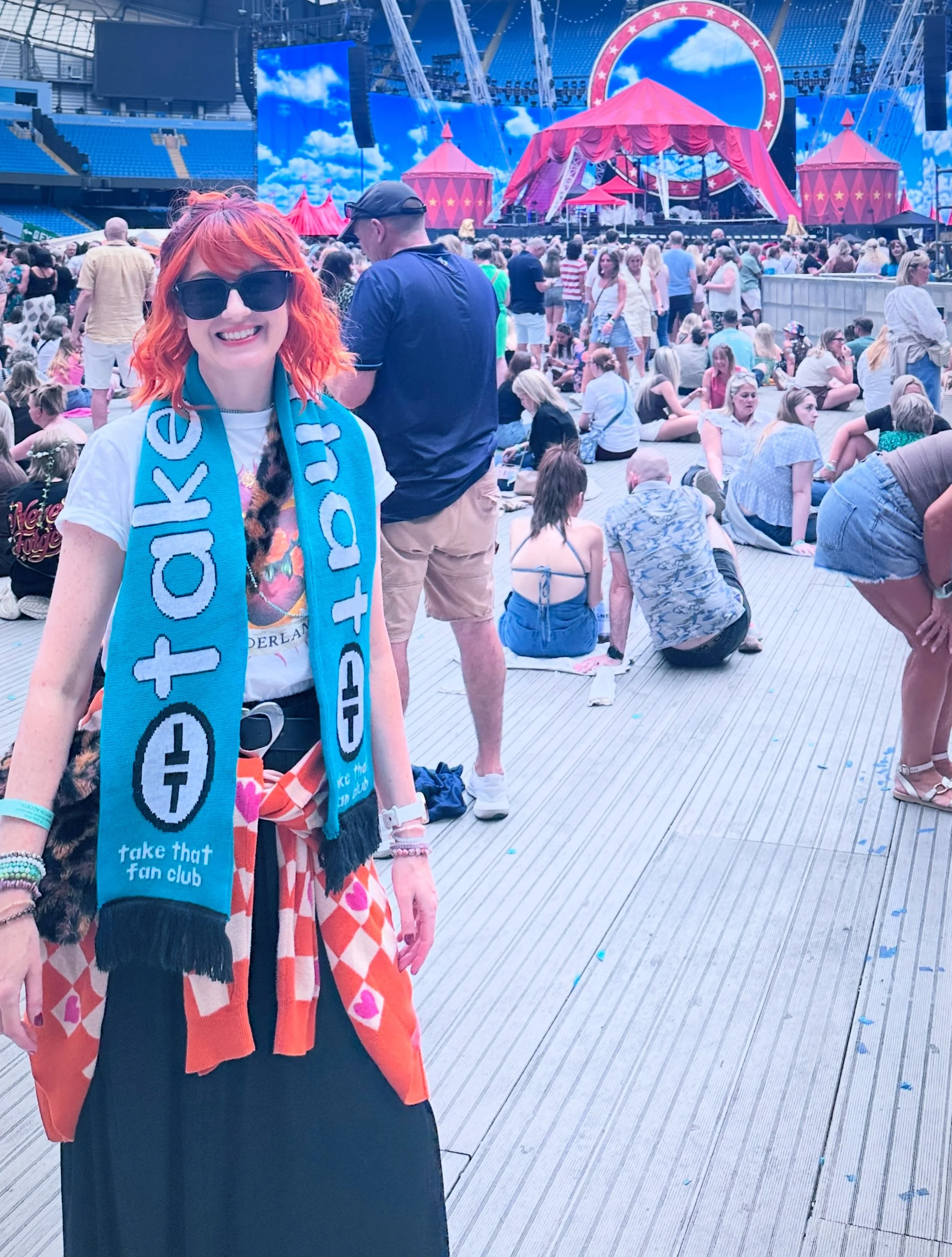 A different kind of solstice! My pilgrimage this year was to Manchester to see my favourite band @takethat who I&rsquo;ve been obsessed with since 1992. 🤩🎪

I laughed, cried, danced and sang along with 60000 other fans and it was truly the most spi