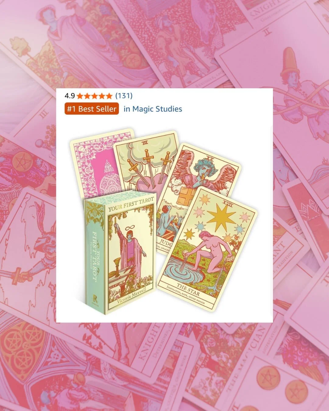 💖 YOUR FIRST TAROT IS BACK! 💖

#yourfirsttarot is back and back on top! 😍

One year ago today this special #tarot deck and the companion book Tarot Card Companion came into the world and I could not be happier to see the deck still in the charts..