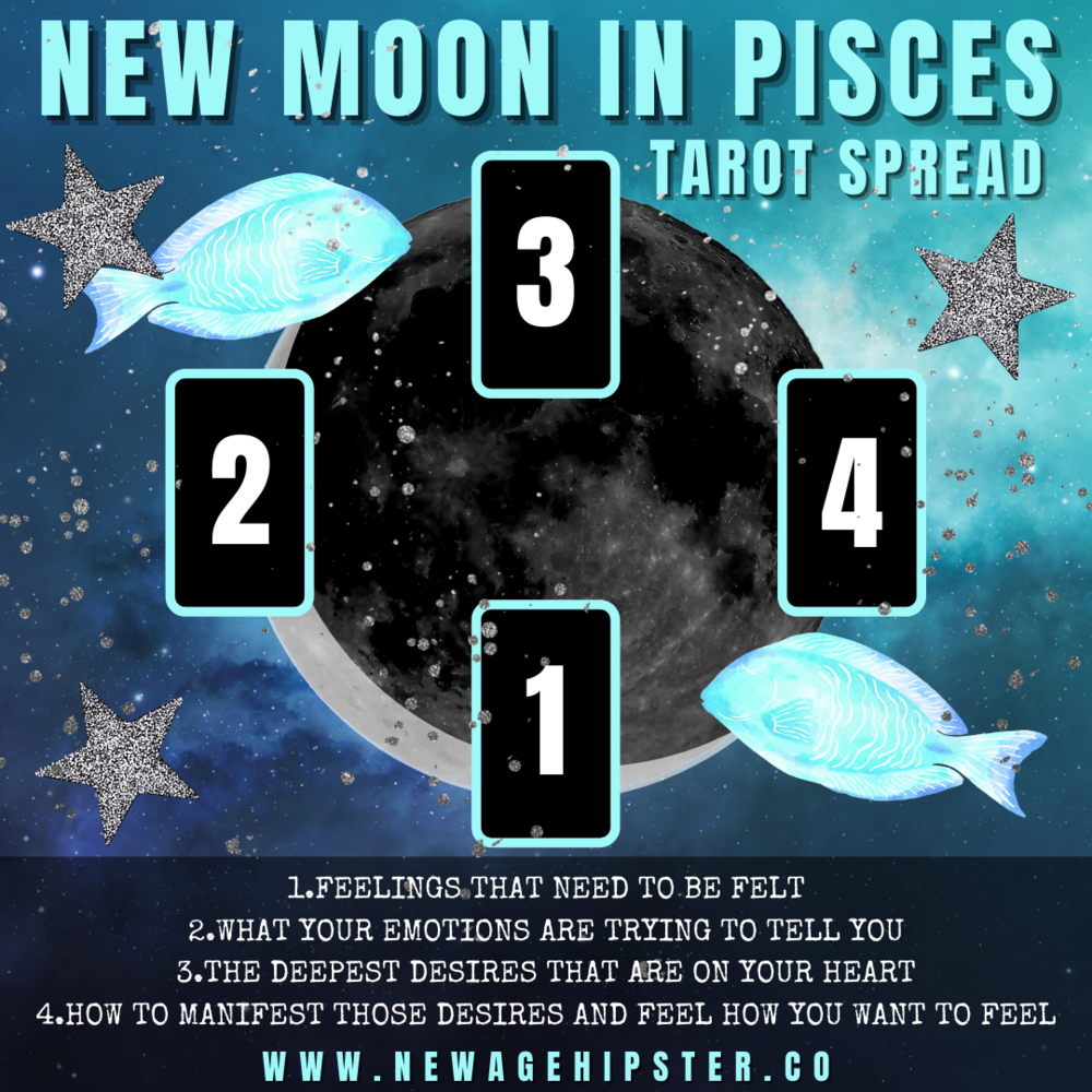 New Moon in Pisces Tarot Spread