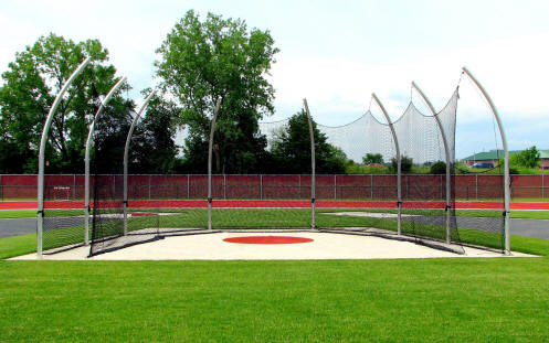 Discus Throws and Cage