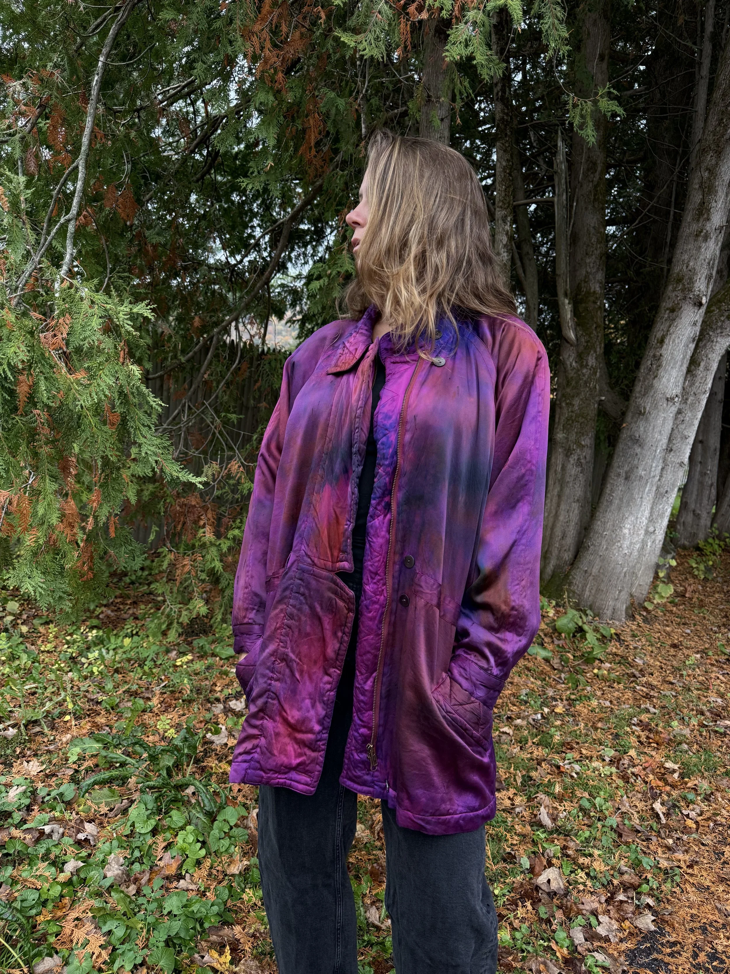dahlia silk jacket re-explored