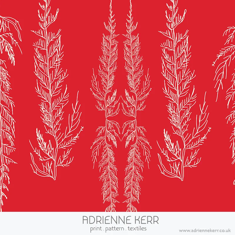 Simple Fern - Red