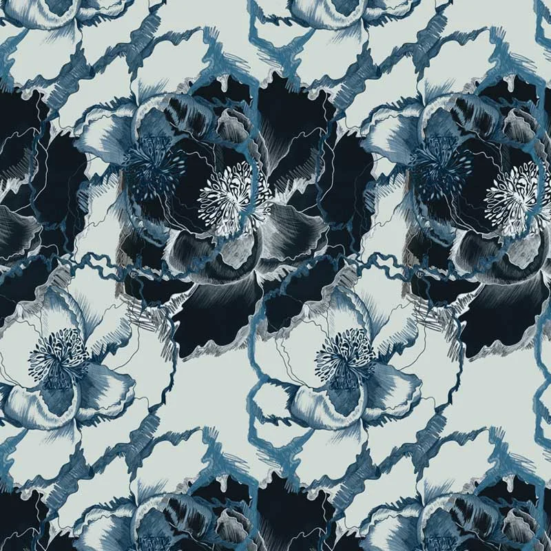 Dark Peonies - Delft