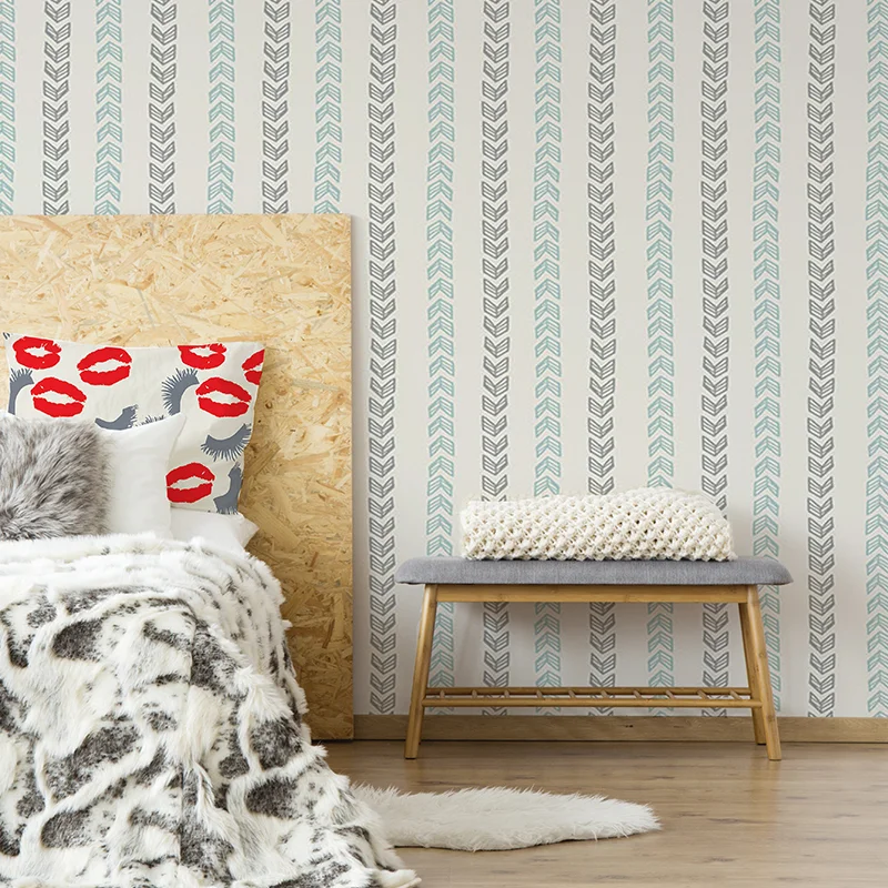 Tribal Chevie Wallpaer & Lips and Lashes Fabric