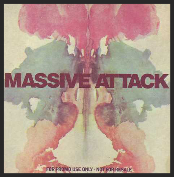 The Front Cover Of The Risingson Single Release. The Image Appears To Be Based On A Typical Rorshach Test.