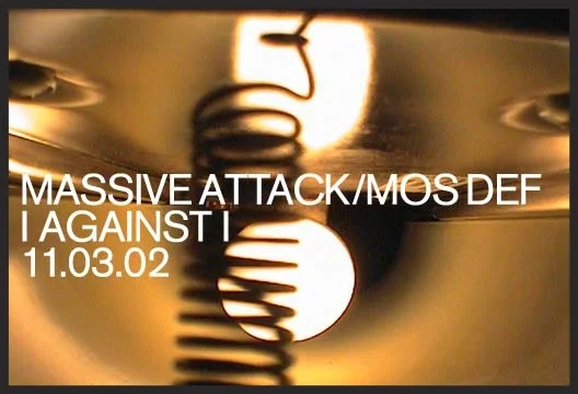 Promo image used on MassiveAttack.com back in March 2002 to promote the download only single release of I Against I.
