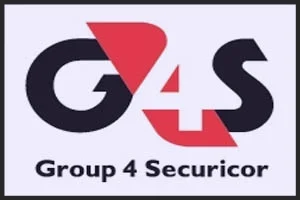 Logo for the UK security firm “Group 4″. The lyrics of Group Four are about a nightwatchman on patrol and the name of the song was most likely taken from this security firm.