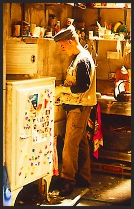 Rare colour still from the promo video for Daydraming that was directed by Baillie Walsh in September 1990.