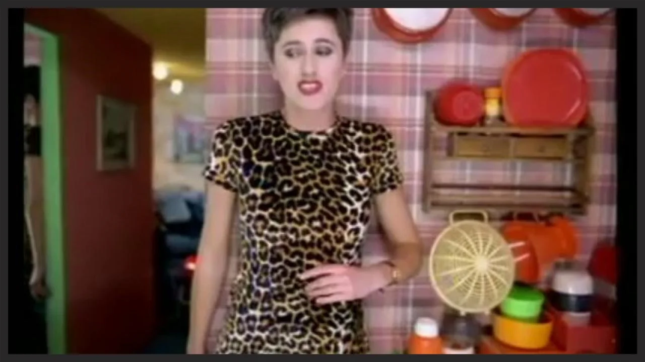 The Protection video was shot in one seamlessly take using a combination of optical trickery, models and a horizontally aligned set, all shot in a studio in Paris, December 1994.