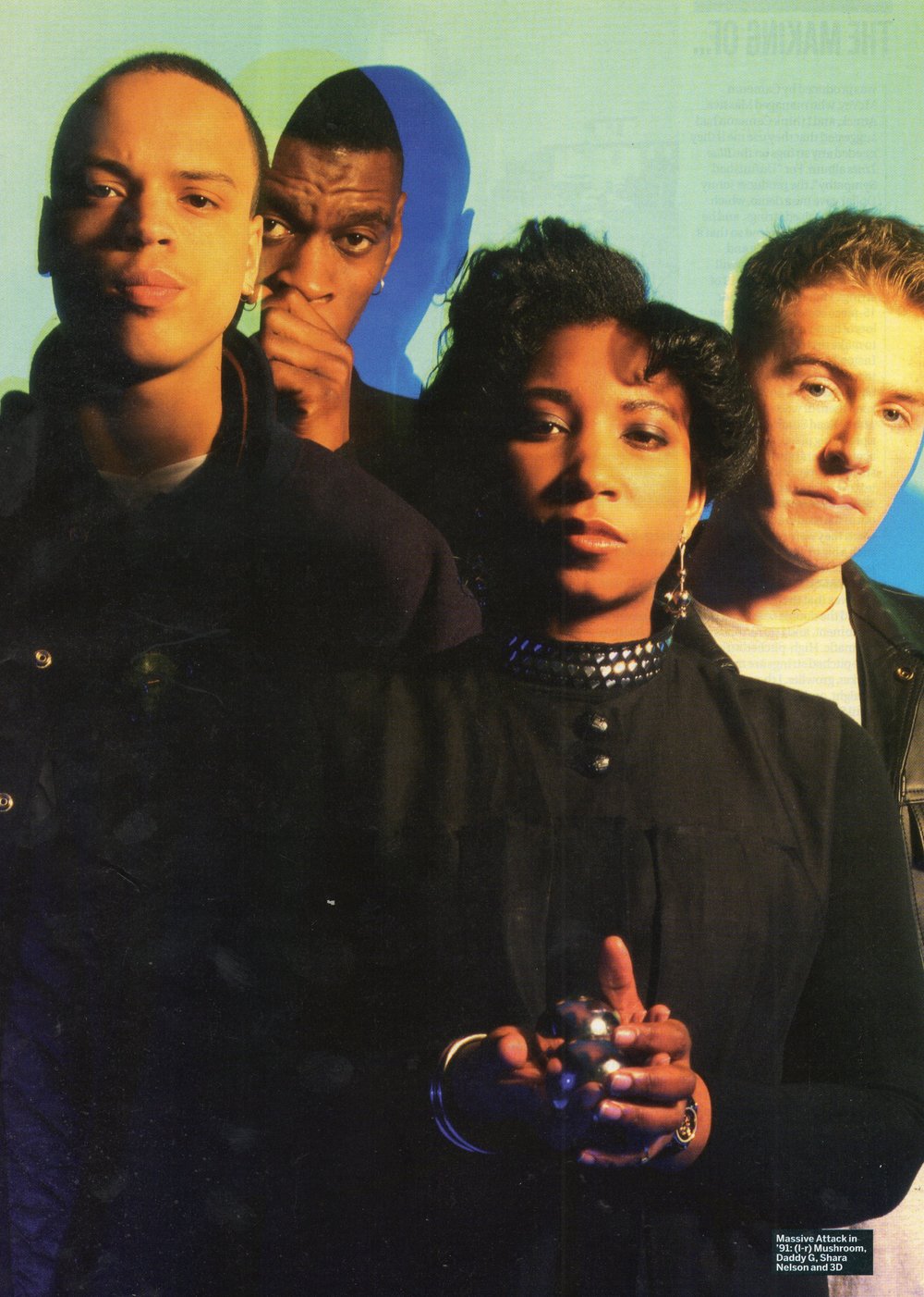 Massive Attack and Shara Nelson.