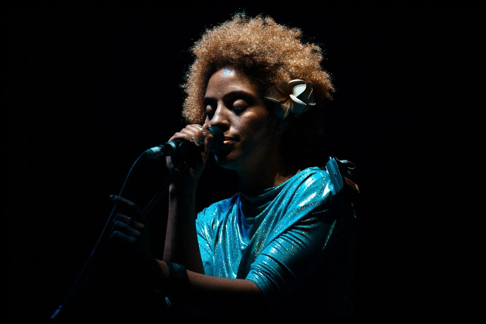 Martina Topley-Bird, performing Psyche live in Sydney, Australia on Massive Attack's 2010 Heligoland tour.