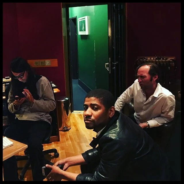 American band Algiers in the Massive Attack studio in June 2017.