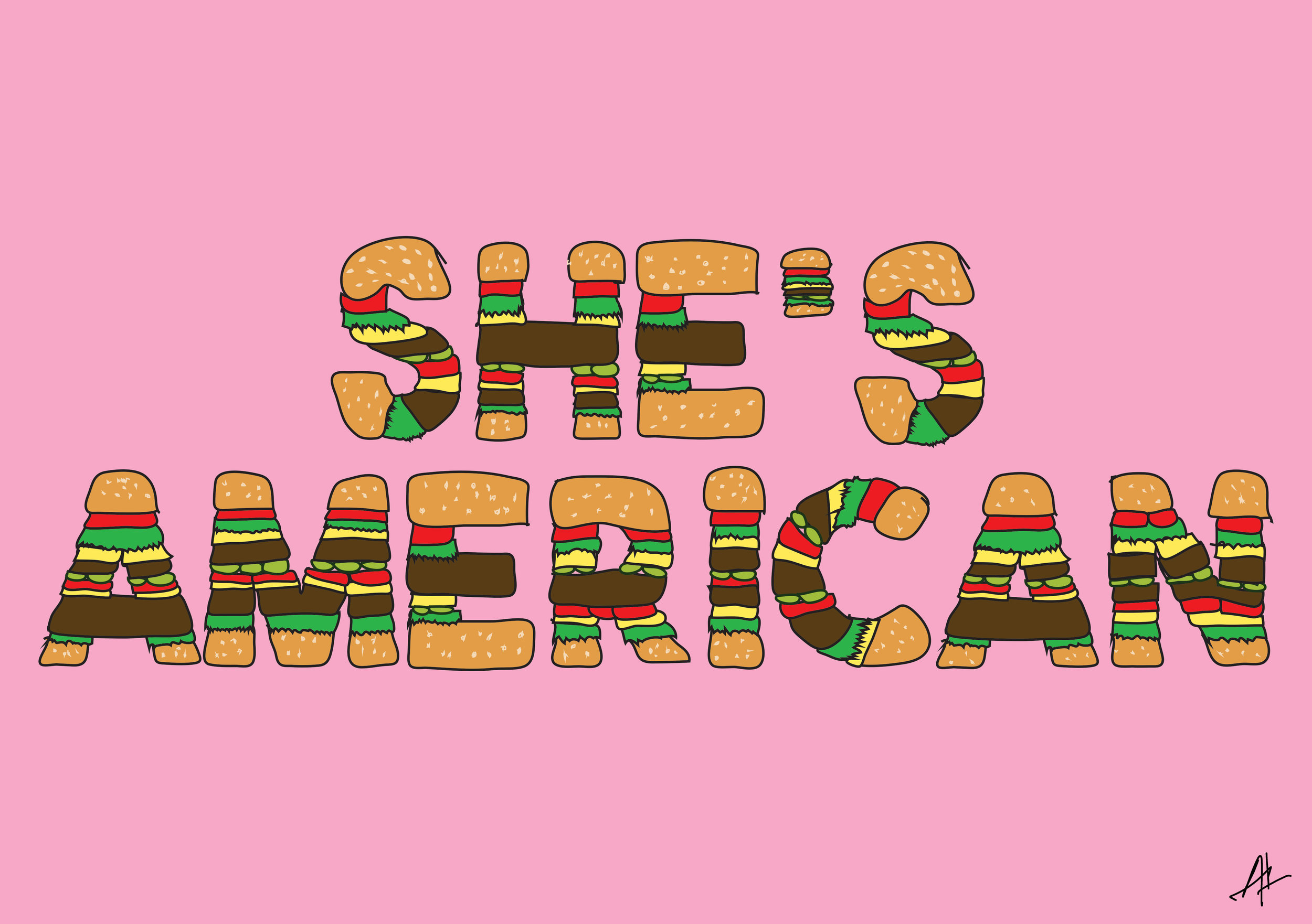 She's American