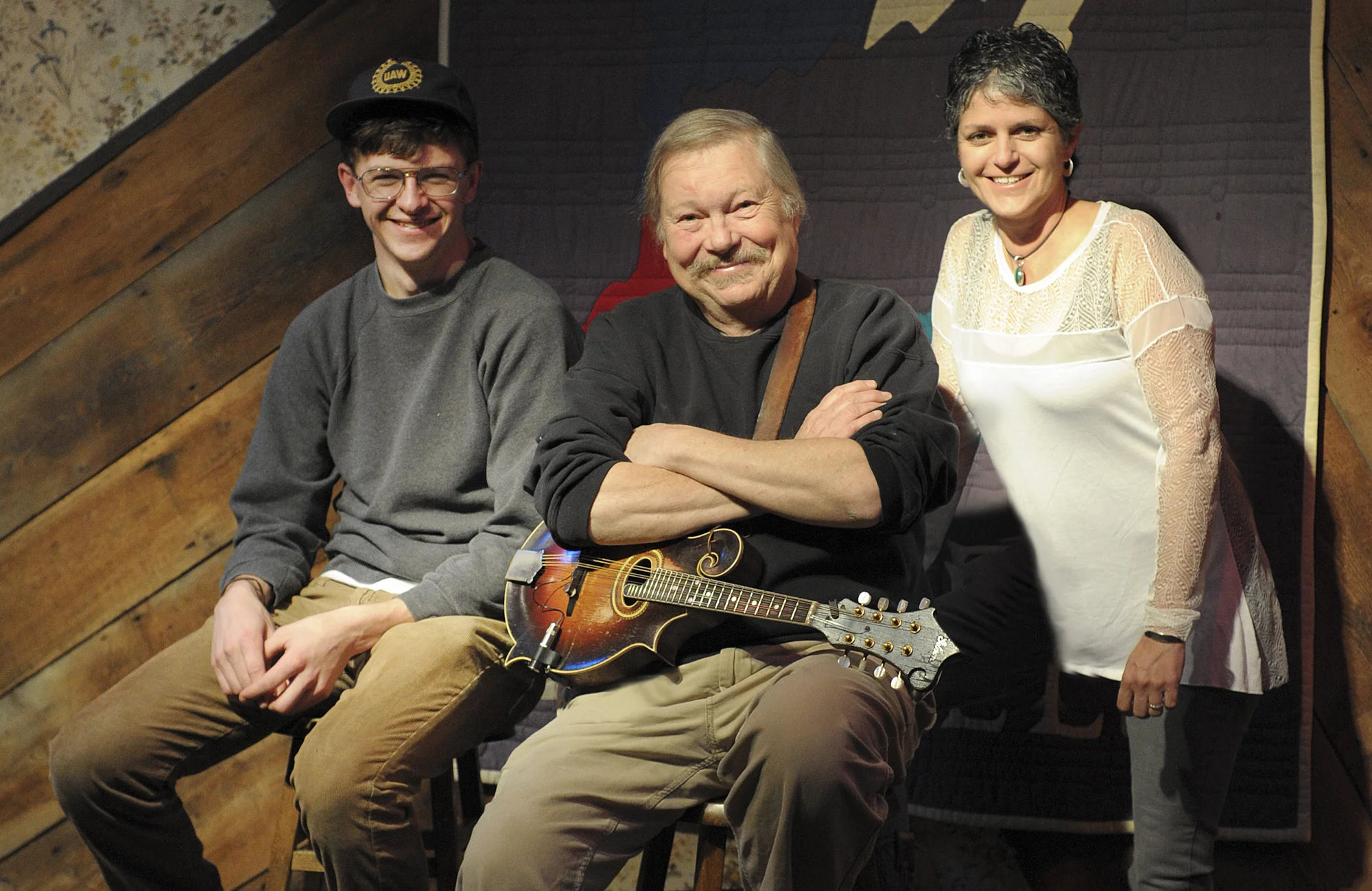 Left to right: Singer-songwriters Sam Steffen, Dave Fry and Dina Hall will perform Dec. 31 at Godfrey Daniels in Bethlehem. (Matt Smith Photo)