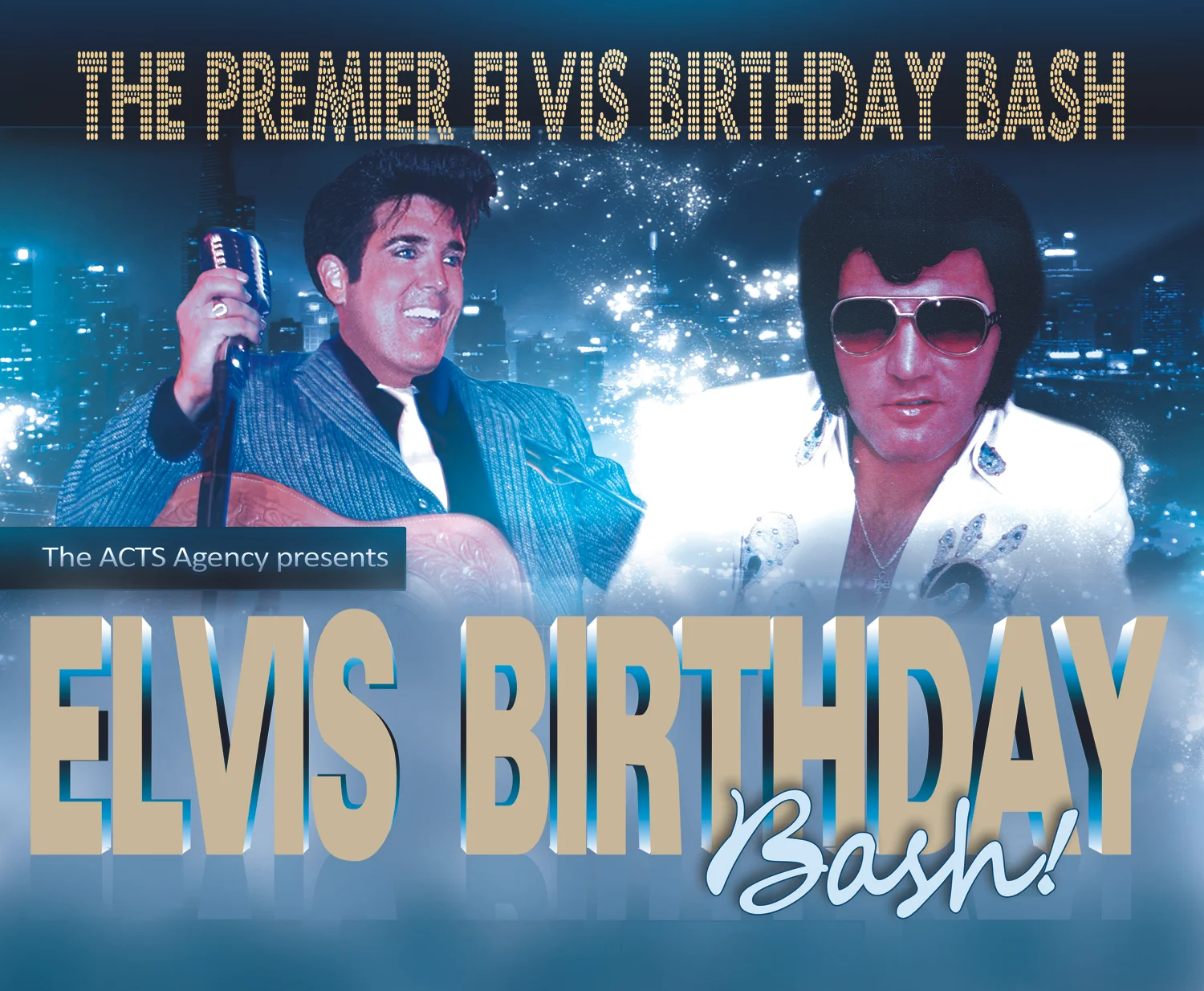 The annual "Elvis Birthday Bash" at the State Theatre in Easton has been rescheduled for April 23. (Courtesy Image)