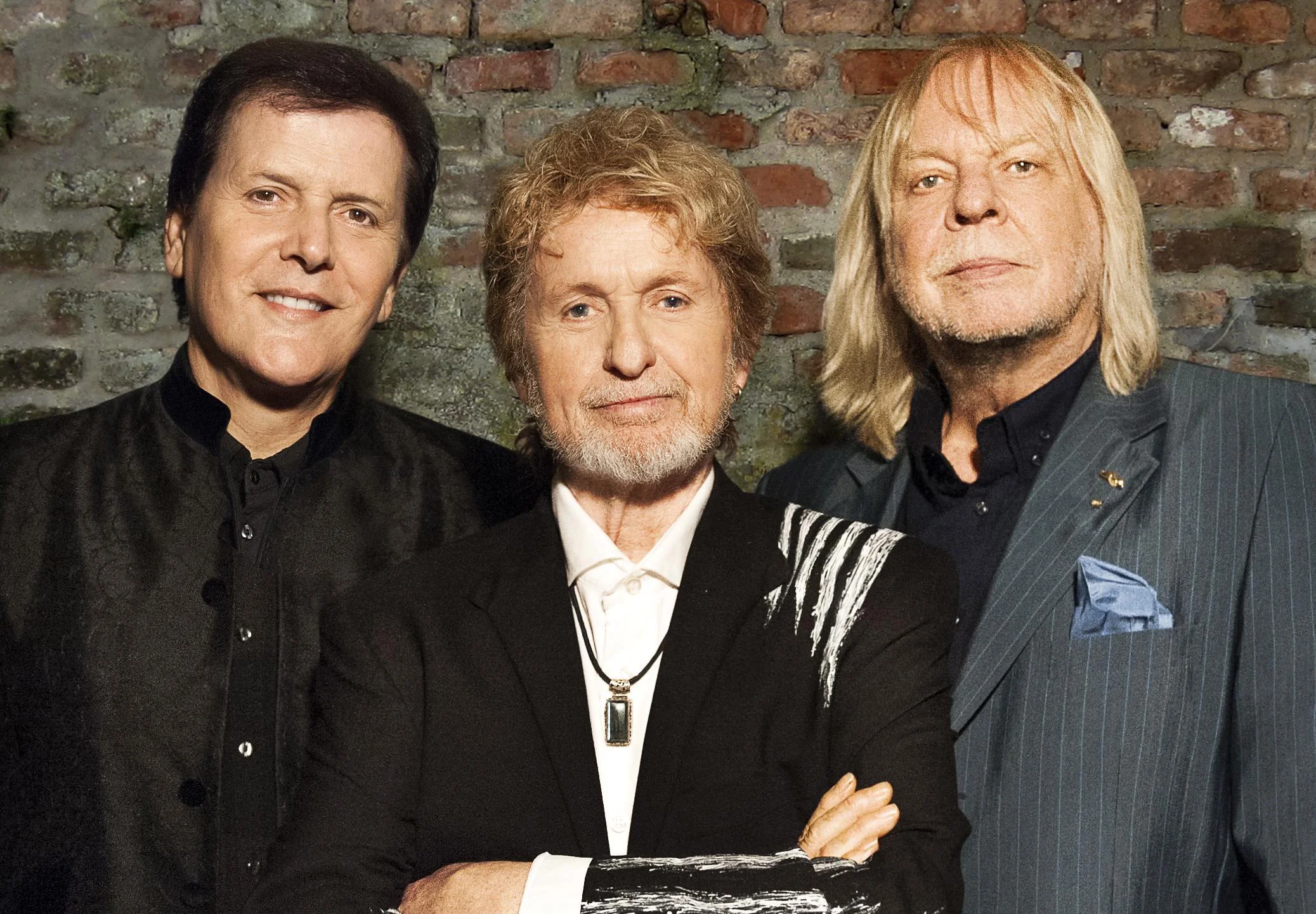From left: Former Yes members Trevor Rabin, Jon Anderson and Rick Wakeman perform tonight at the Sands Bethlehem Event Center in Bethlehem. (Courtesy Photo)