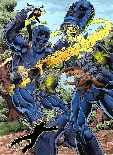 "New Mutants" art by Bob McLeod. (Courtesy Image)
