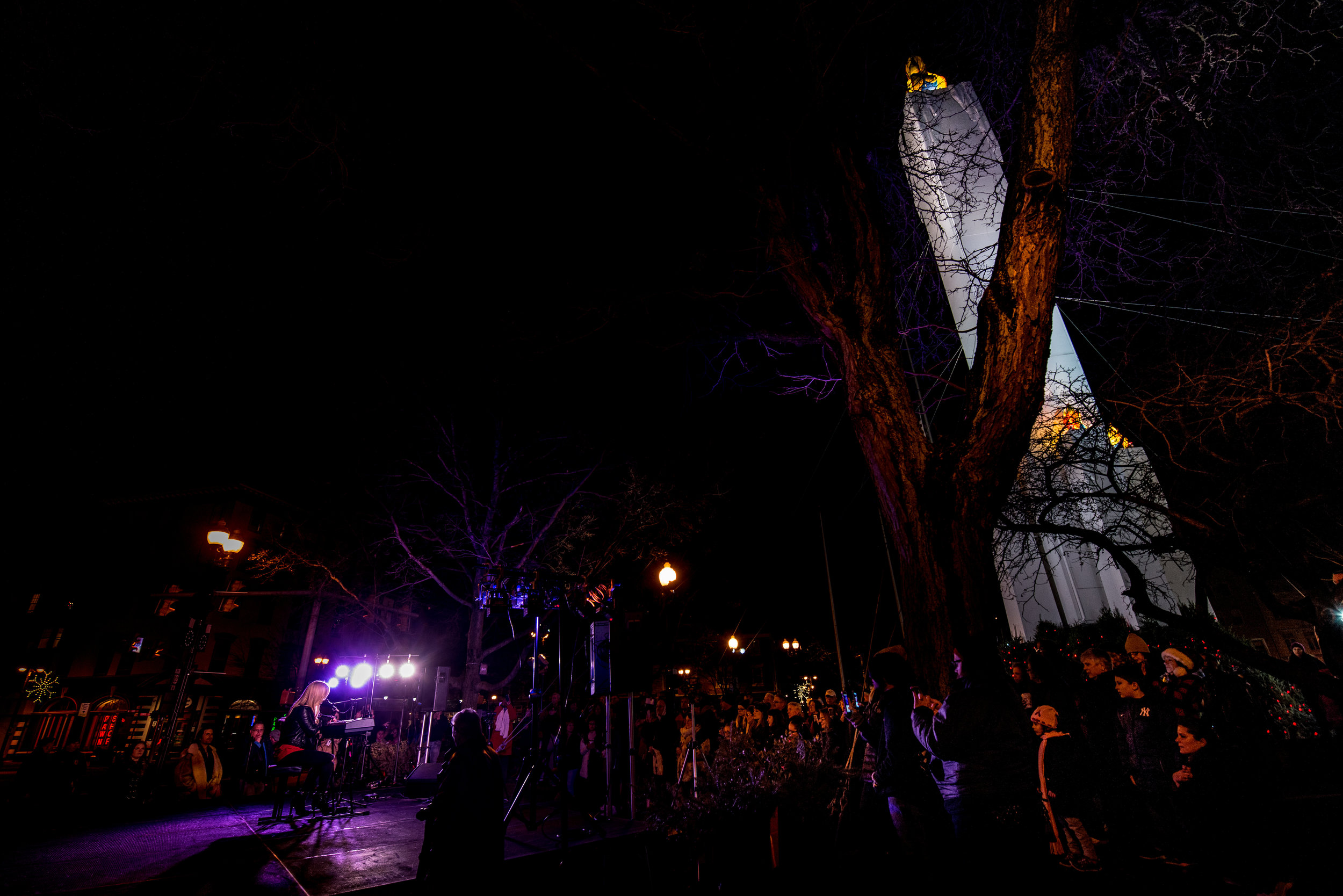 Singer Jax performs Monday, Dec. 12, in Easton's Centre Square. &nbsp;(Adam Atkinson Photo)  