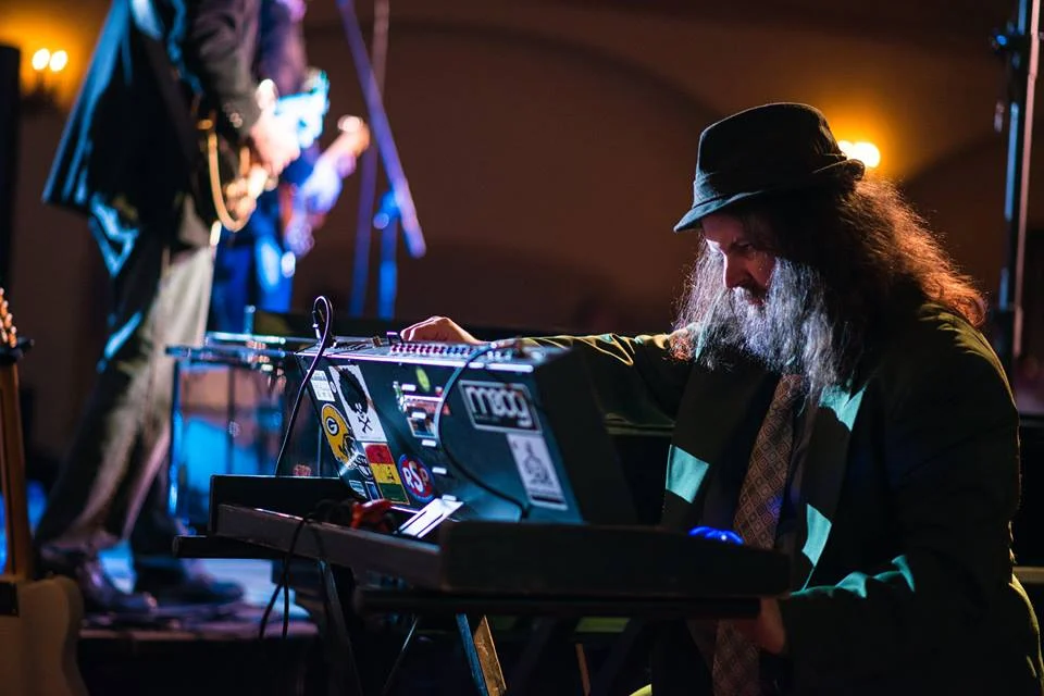 Keyboardist Jason E. Hedrington performs with Roi and the Secret People during the 2016 "Easton Rocks" concert at the State Theatre in Easton. (Adam Atkinson Photo)