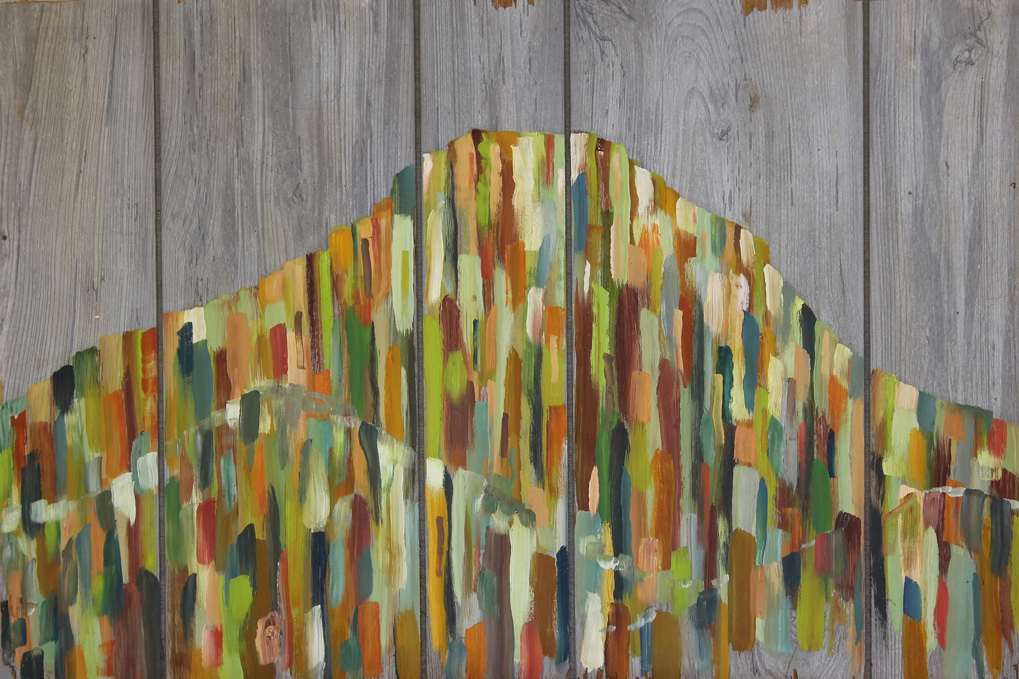 Carnivalesque 2014, Oil on Paneling, 19" x 27"