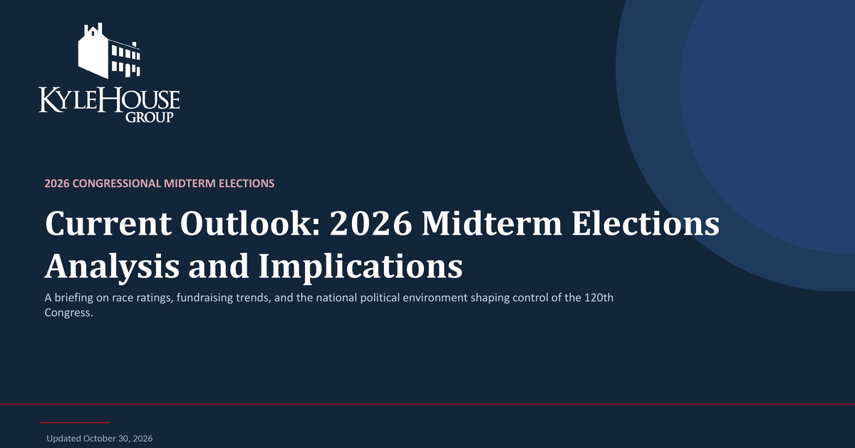 Current Outlook: 2026 Midterm Elections Analysis and Implications