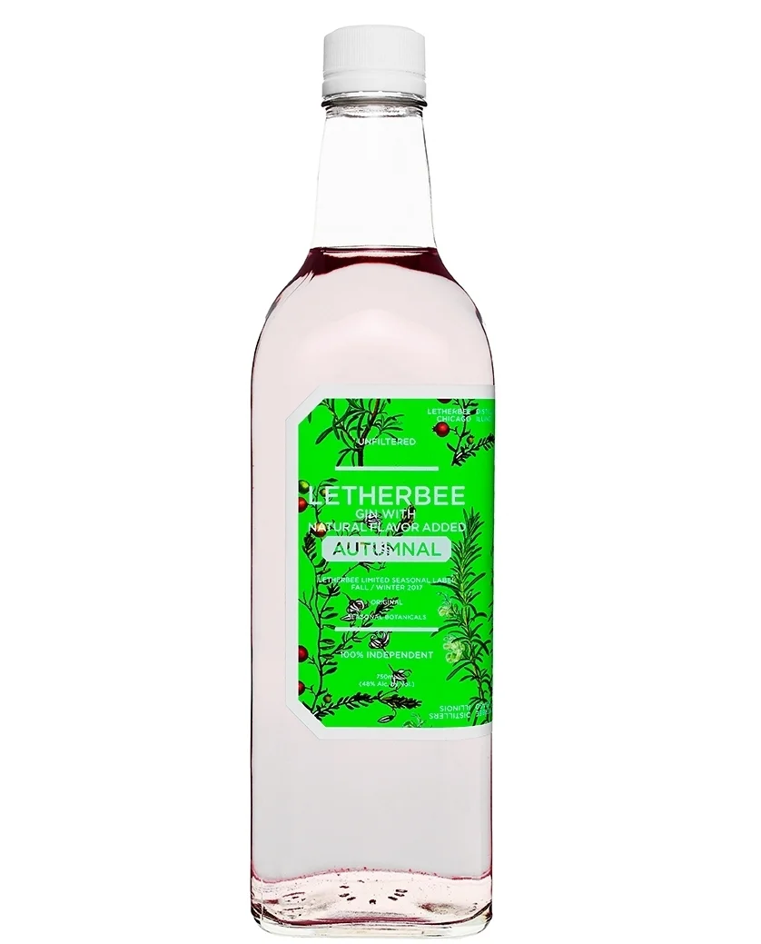 Unlike its jammy summer siblings, the hardy cranberry comes of age in shallow, flooded wetlands. In late fall, cranberry bogs glow a gem-like red, and the crop is corralled across the surface of the water until fruit separates from vine. To create Letherbee’s 2017 Autumnal Gin, we plunged this most bewitching of berries back into liquid, bathing the harvest in a rosemary-infused pond of our own making. The prominent rosemary savor grounds the gin’s berry brightness in cozy, herbaceous notes of winter, and mires with slivers of sundried lemon peel for a fresh forward palette. A gentle back-up chorus of cardamom, allspice, and almond beg to be poured hot into a modern toddy, but could just as easily animate a frosty winter Corpse Reviver. Fireside consumption is highly encouraged. This blush-colored holiday libation is bottled at 96 proof for a limited-edition run of 260 cases.