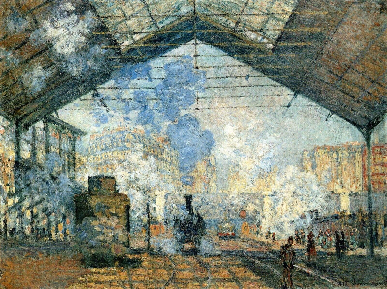 Claude Monet, Gare Saint-Lazare, 1877