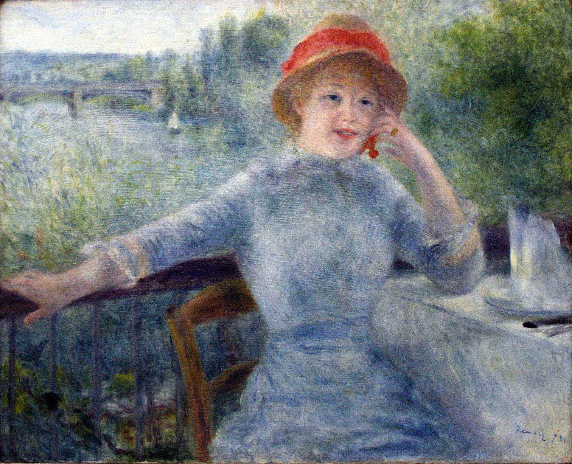 Pierre-Auguste Renoir, Portrait of Alphonsine Fournaise, 1879
