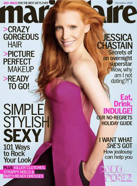 Marie Claire x Jessica Chastain