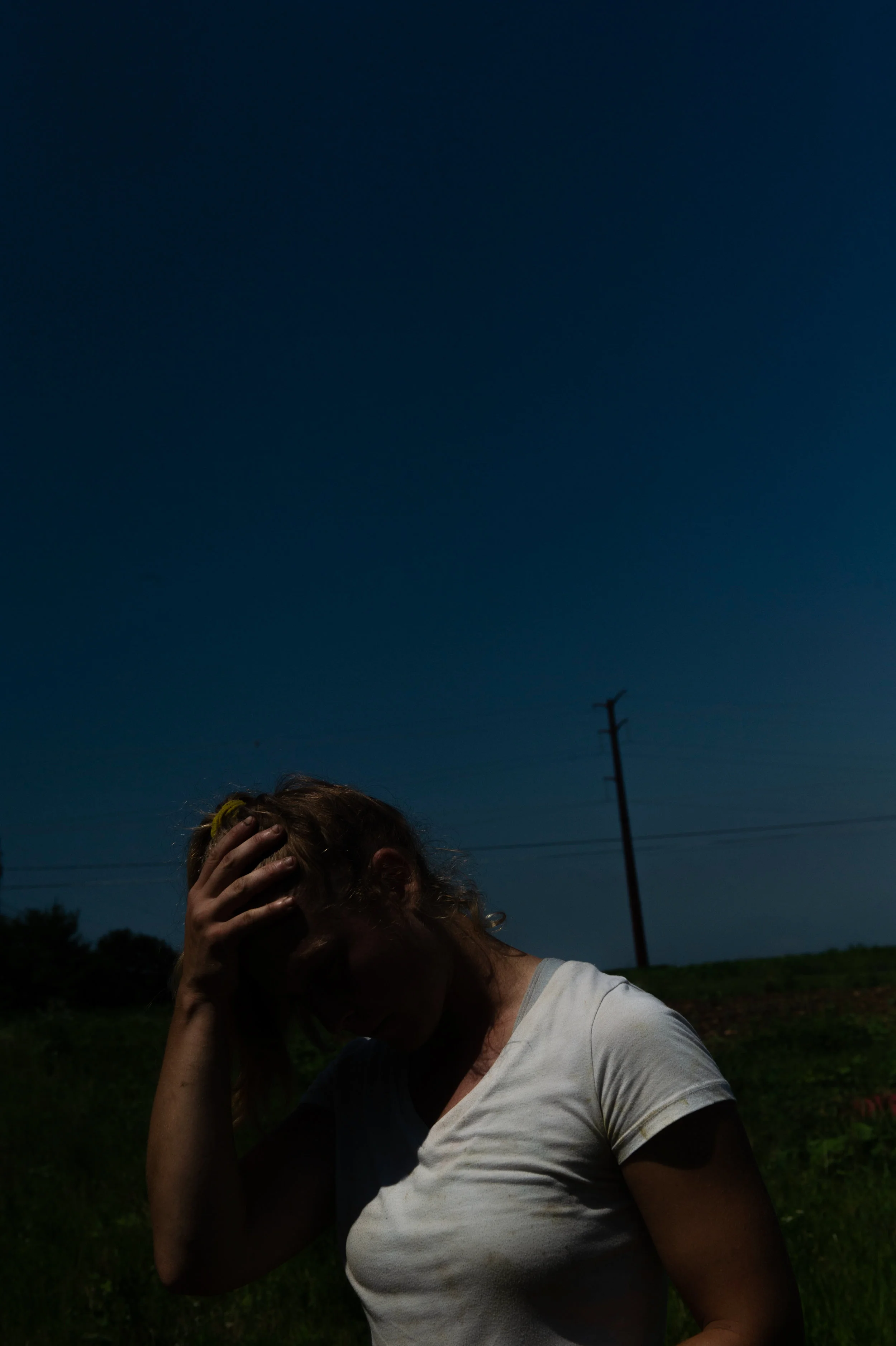 “This is Hannah Connor, a 28 year-old farmer. I had an assignment for The Morning Call where I went with the reporter, and we just followed her around. She gave us a tour of the farm, but it was just so goddamn hot this day – I think it was like 95 …