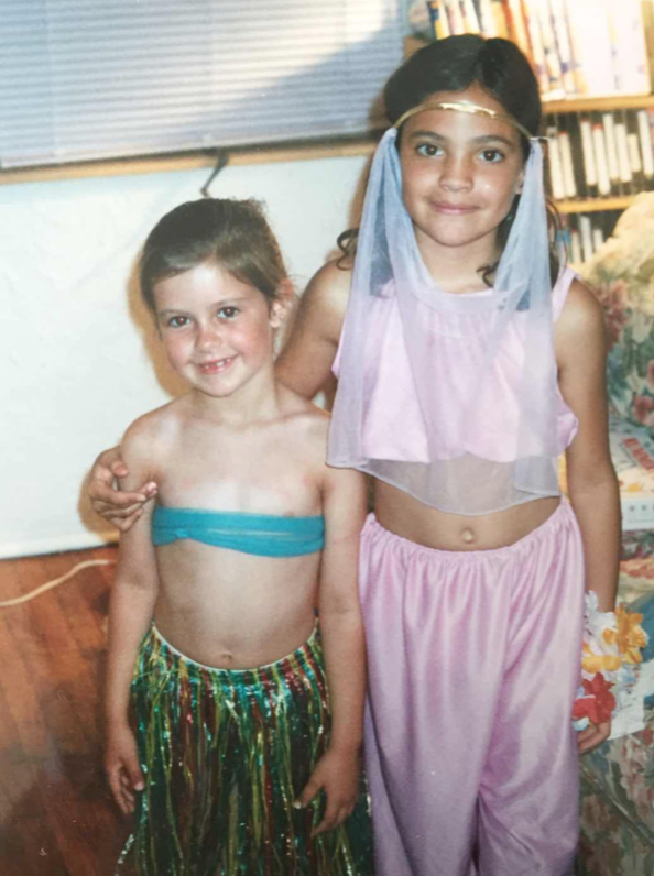 Even back then I wasn't afraid to take a little risk with my ensemble choices