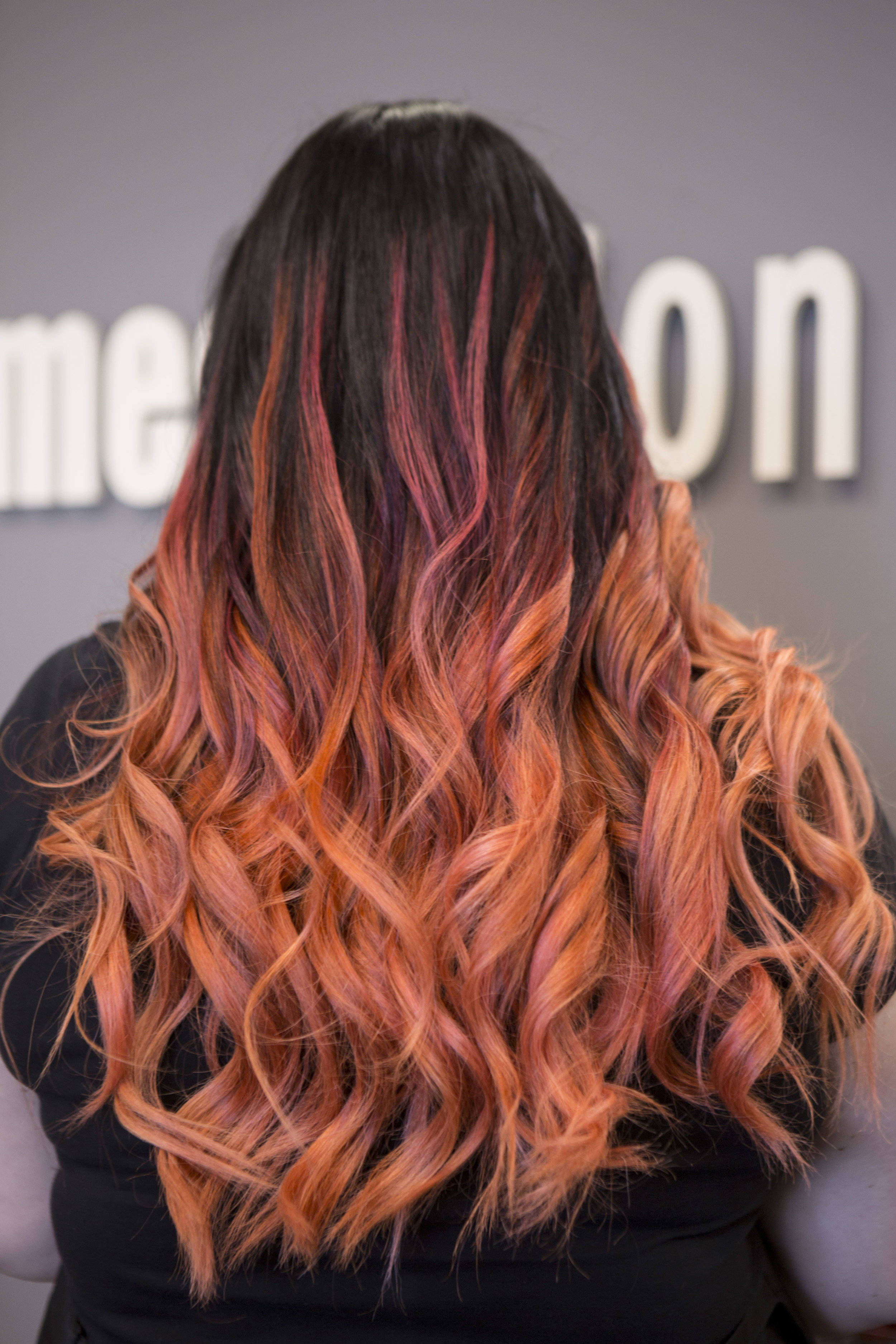 Summer Hair: Memorial Day is here just in time for a sizzling sunset ombre.  — Allen James Salon