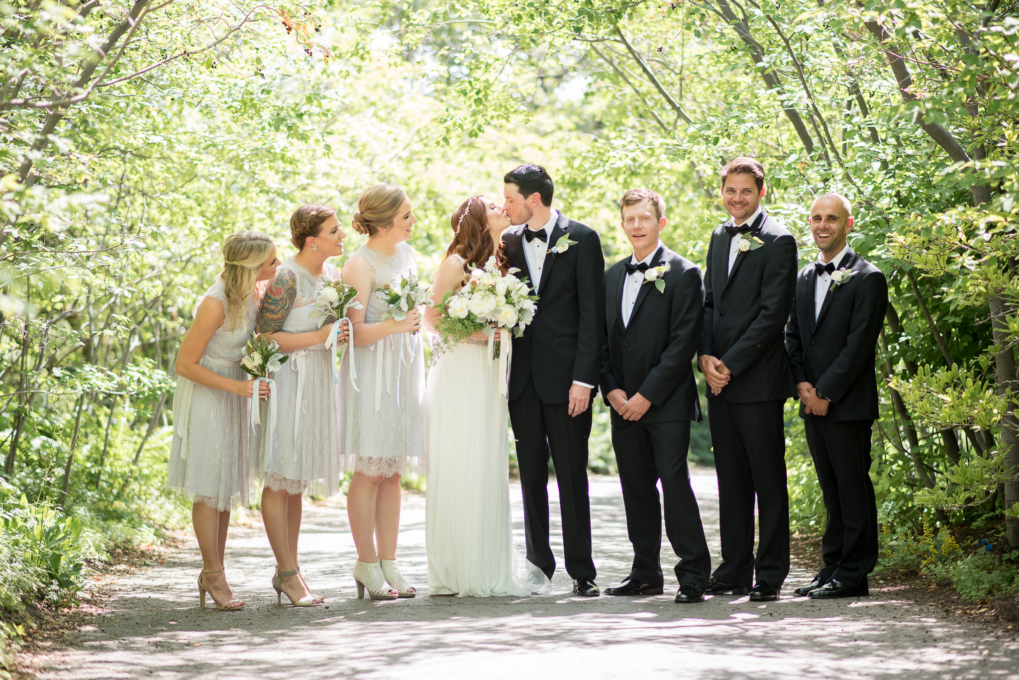 Salt Lake City wedding at Red Butte Garden. Park City based wedding photographer Trevor Hooper.