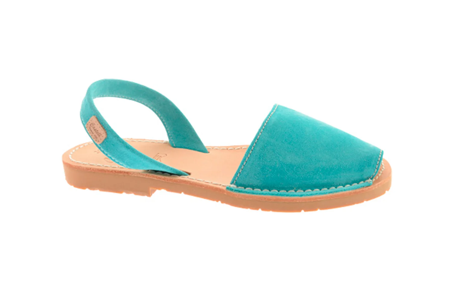 Womens Menorquinas Suede Turquoise — Cruz'n Shoes by Menorquinas USA